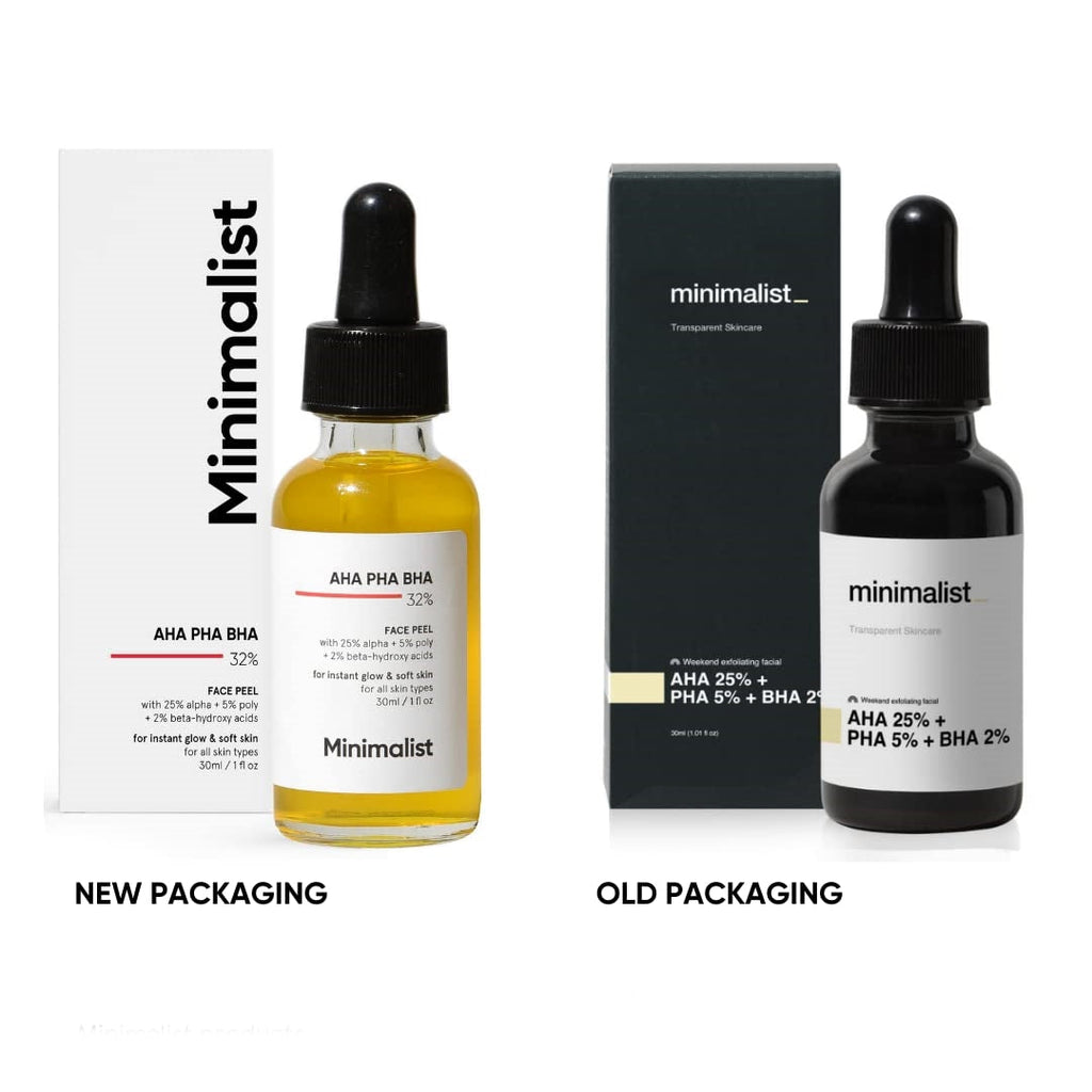Minimalist 32% AHA PHA BHA Face Peel | Grocsy