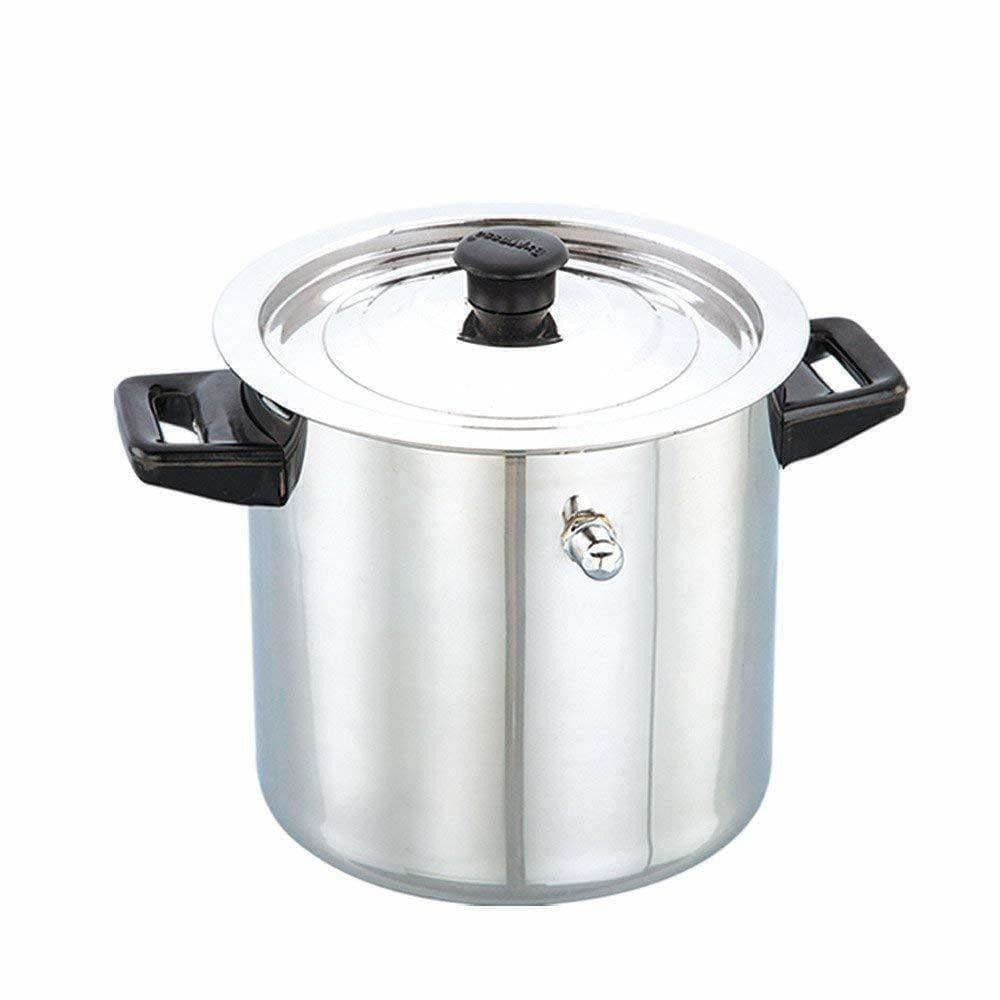 Stainless Steel Cookware Finish Look Heat Insulated Water Boiler Silver | Grocsy