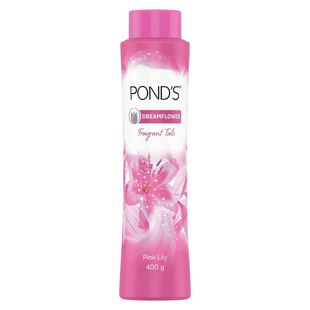 Ponds Dreamflower Fragrant Talc Powder, Pink Lilly | Grocsy