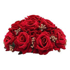 Red Rose Juda With Gold Pollens | Grocsy