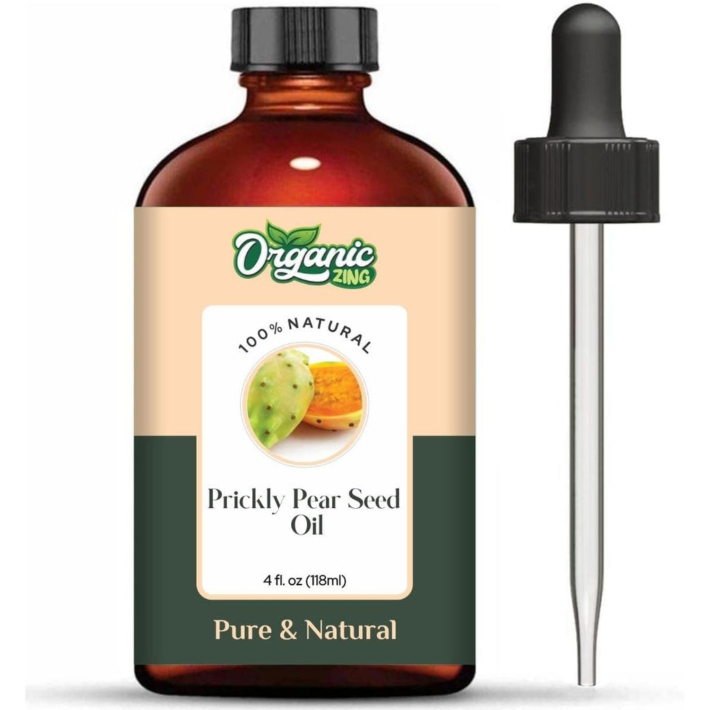 Organic Zing Prickly Pear Seed (Opuntia basilaris P.) Oil | Pure & Natural Carrier Oil for Massage, Skincare & Haircare | Grocsy