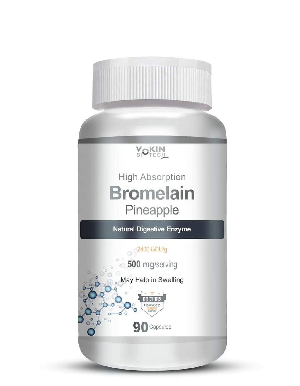 Vokin Biotech Bromelain Pineapple Capsules | Grocsy