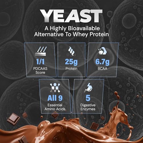Nutrabay Yeast Protein Powder - Rich Chocolate Crème | Grocsy