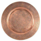 Big Size Brown Pooja Thali Pooja Work ship Plate Thali - Pooja Temple | Grocsy