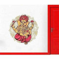 Lord Ganesha Colorful Wall Sticker | Grocsy