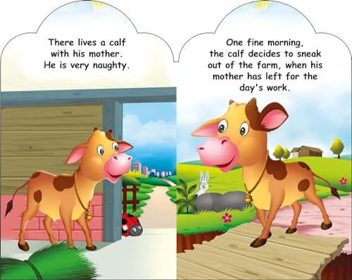 Sawan Set Of 5 Story Books Baby Animals Series (Adventurous Cub,Baby Squirrel,Baby Dinosaur,City Calf & Baby Mouse) [Board Book] Sawan | Grocsy