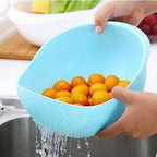 Plastic Drain Vegetable Fruit Basket | Grocsy
