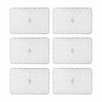 Plastic Anti-Slip Fridge Drawer Mat - Set of 6 | Grocsy