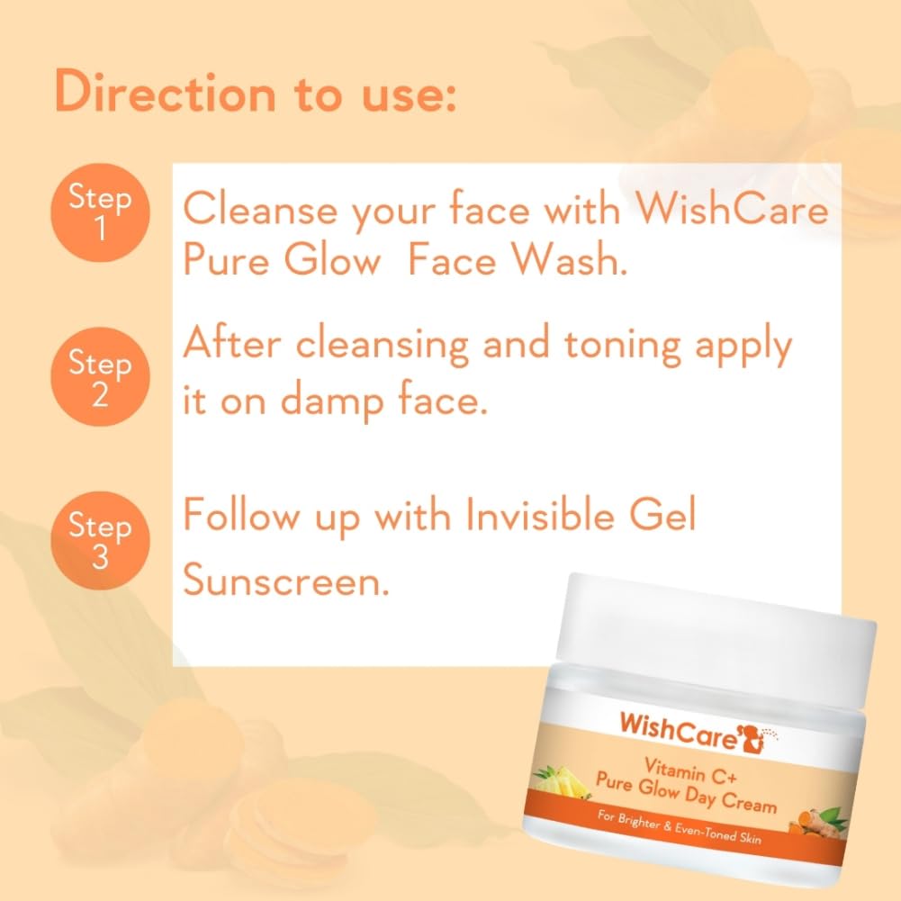 Wishcare Vitamin C+ Pure Glow Face Cream | Grocsy