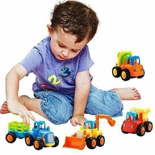 Multi Color - Unbreakable Automobile Car Toys for Kids Set of 4 | Grocsy