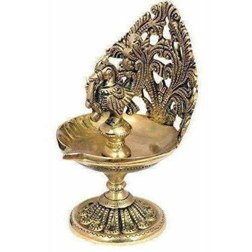 Brass Bird Design Oil Lamp | Grocsy