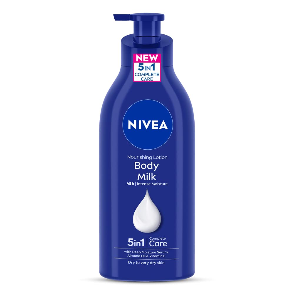 Nivea Nourishing Lotion Body Milk with Deep Moisture Serum for Very Dry Skin | Grocsy