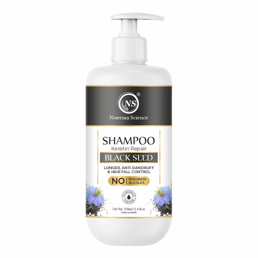 Nuerma Science Sulphate Free Keratin Repair Black Seed Shampoo For Keratin Botox and Coloured Hair | Grocsy