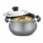 Prestige Omega Handi with Lid  Black | Grocsy