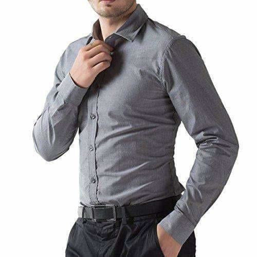 Men's Cotton Solid Full Sleeve Shirts | Grocsy
