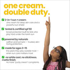TuCo Intelligent Kids 2-in-1 Saffron Face Cream Plus Sunscreen For Sun Protection And Glow | Grocsy