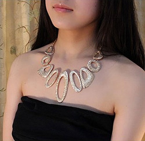 Gold-Toned Alloy Designer Necklace - The Pari | Grocsy