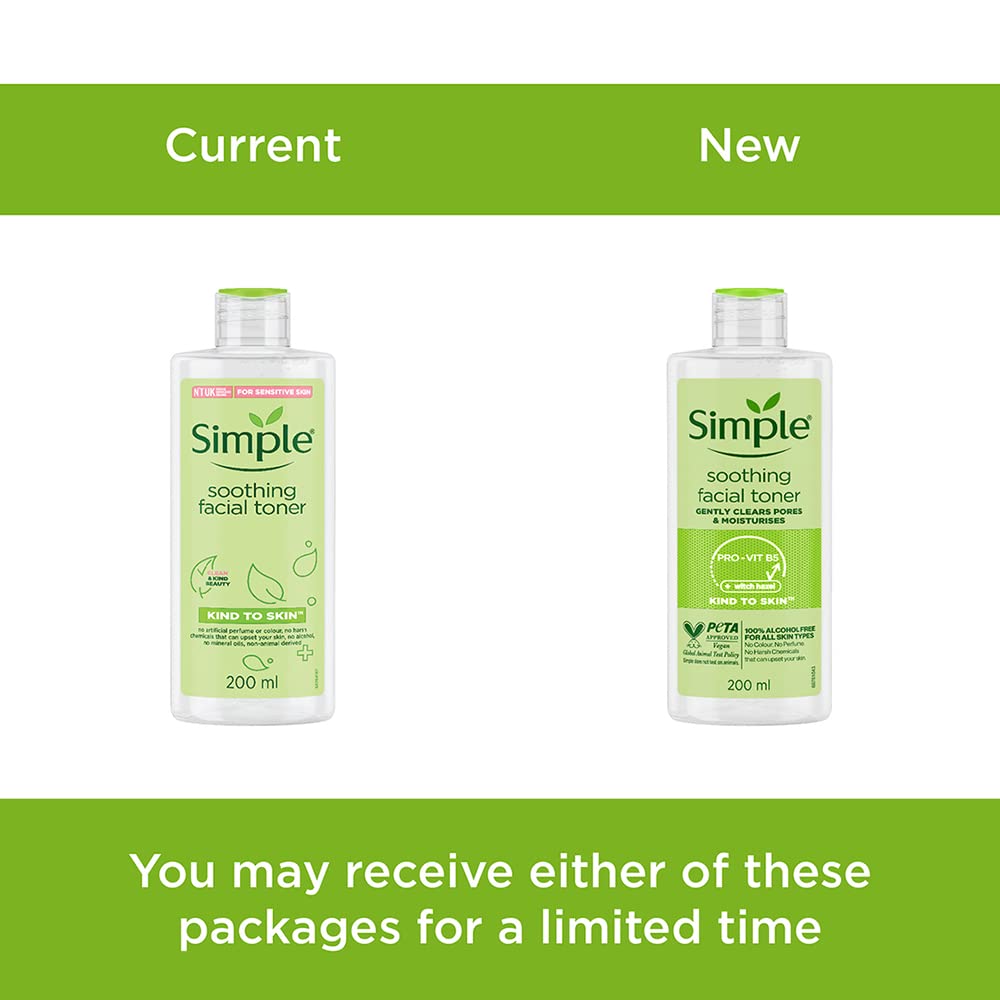 Simple Kind to Skin Soothing Facial Toner | Grocsy