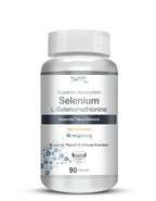 Vokin Biotech Selenium Capsules 40mcg - Superior Absorption - 90 Vegetarian Capsules | Grocsy