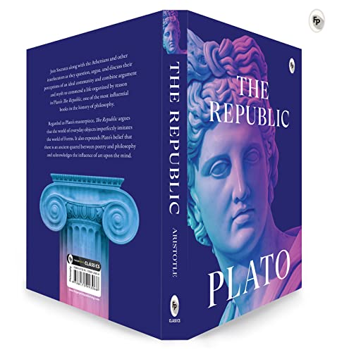 The Republic by Plato: Philosophical Masterpiece | Ancient Greek Philosophy | Ideal State | Political Theory | Socratic Dialogues | Virtue & Justice | Ethical Inquiry | Enlightenment Classic | Timeless Philosophical Work | Essential Reading for Thinkers | Grocsy
