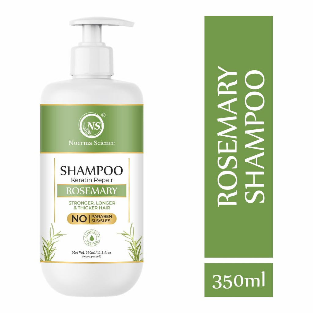 Nuerma Science Keratin Repair Rosemary Shampoo for Damaged, Dry & Frizzy Hair | Grocsy