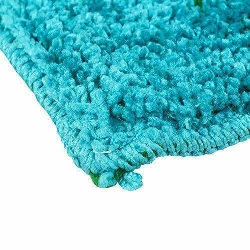 Cotton Blend Diana Door Mat/Bath Mat - Blue Color | Grocsy
