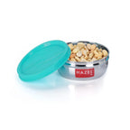 HAZEL Stainless Steel Airtight Storage Container | Leak-Proof Small Lunch Box 150 ml | Grocsy