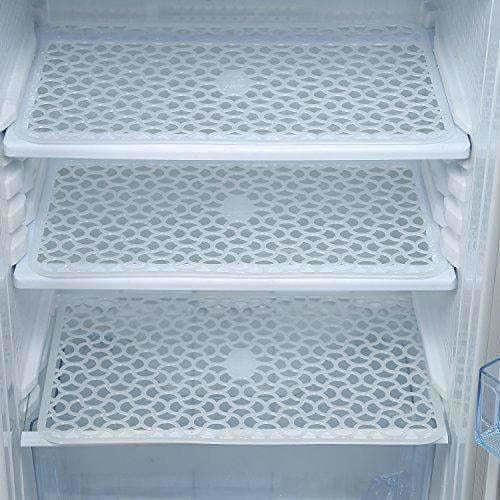Plastic Anti-Slip Fridge Drawer Mat - Set of 6 | Grocsy