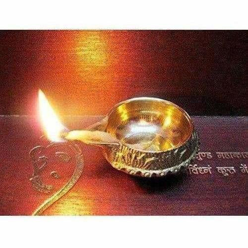 Diwali Kuber Deepak - Diya Oil Lamp For Puja Set Of 2 | Grocsy