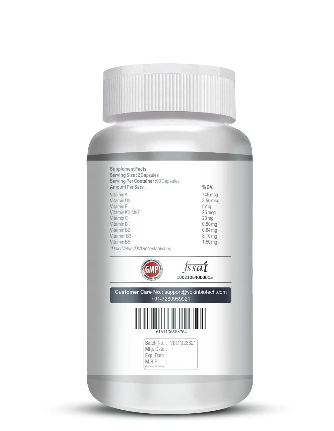Vokin Biotech Men - MultiVit Daily - 13 Vitamins & 12 Minerals – Support Boost Energy & Immunity- | Grocsy