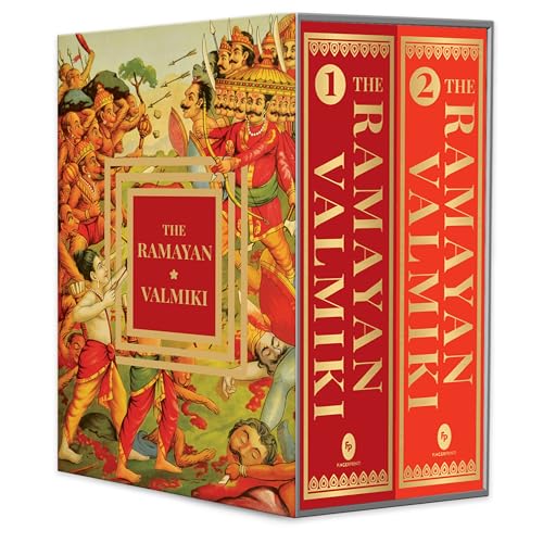 The Ramayan of Valmiki: Volume 1 & 2 (Deluxe Hardbound Edition) Boxed Set by Valmiki | Grocsy
