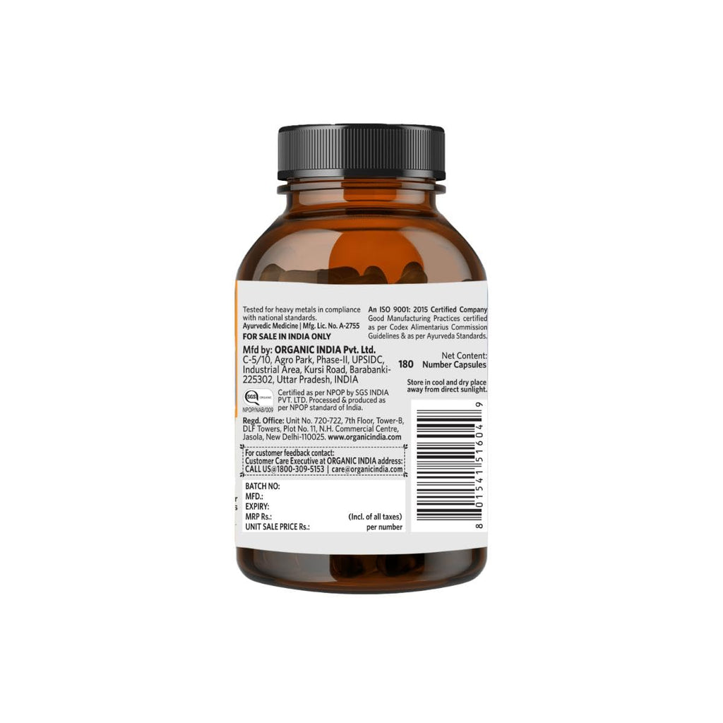 Organic India Immunity Capsules | Grocsy