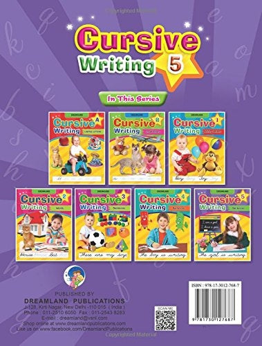 Dreamland Cursive Writing Book (Sentences) Part 5 | Grocsy