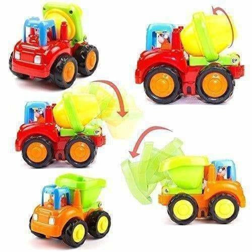 Multi Color - Unbreakable Automobile Car Toys for Kids Set of 4 | Grocsy