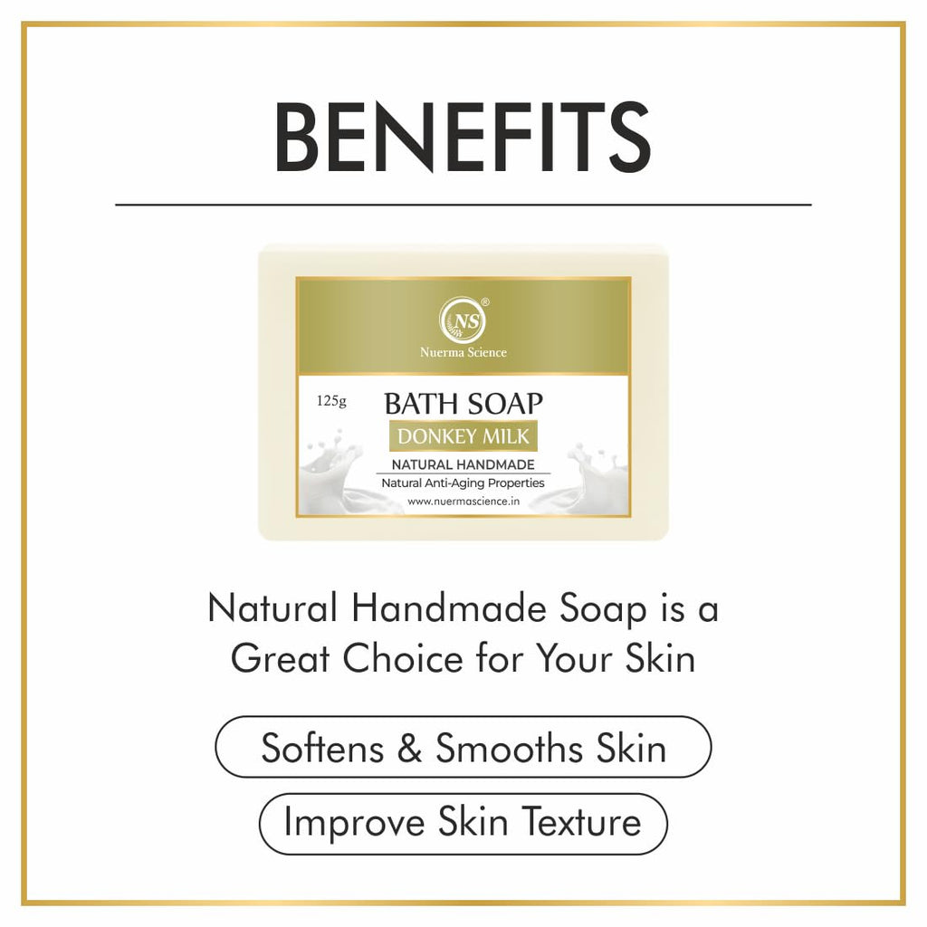 Nuerma Science Donkey Milk Bath Soap | Nourishes & Revitalizes Skin | Grocsy