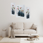 Tehzeeb Creations Set Of 3 Digital Wall Painting | Grocsy