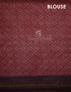 Shades of Peachish Orange Colour Shibori Print Semi Chanderi Saree By Gayathri Reddy Designer Studio | Grocsy