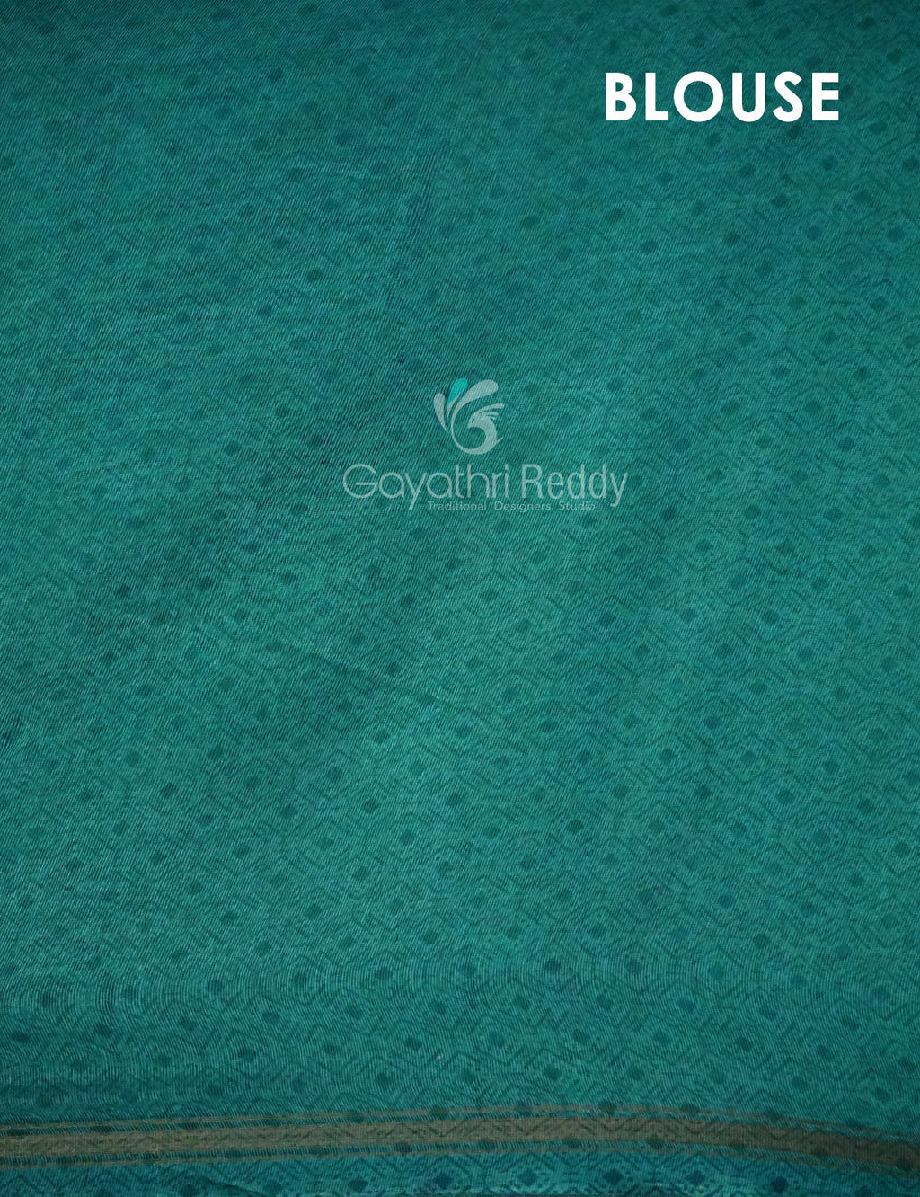 Shades of Yellow With Sea Blue Blouse Printed Semi Chanderi Saree By Gayathri Reddy Designer Studio | Grocsy