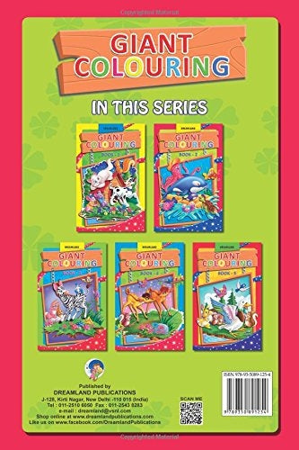 Dreamland Giant Colouring Book - 2 | Grocsy