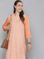 HERE&NOW Women Ethnic Motifs Embroidered Sequined Kurta | Grocsy