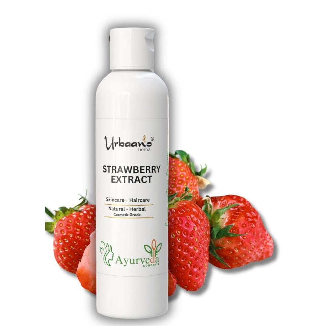 Urbaano Herbal Strawberry Extract Natural Ingredient For making DIY Skin Care Products like Serum | Grocsy
