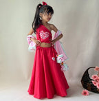 ArthLife Raspberry Pink Lehnga Set | Grocsy