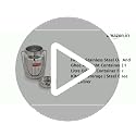 HAZEL Stainless Steel Oil Container | 1L Airtight Steel Ghee Jar with Lid | Grocsy