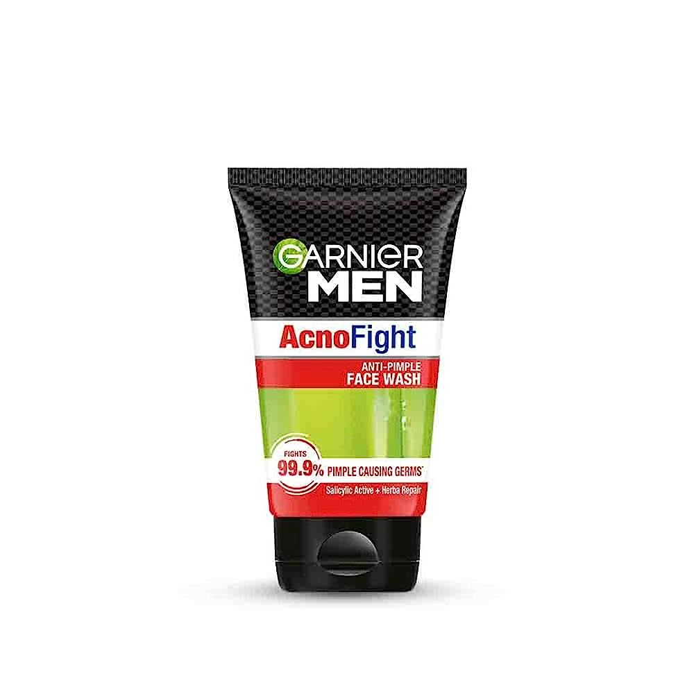 Garnier Men Acno Fight 6-in-1 Anti-Pimple Face wash | Grocsy