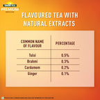 Tata Tea Teaveda Powder | Premium Assam Tea Leaves | Made With Goodness of Indian Herbals - Tulsi, Elaichi, Ginger & Brahmi | Grocsy