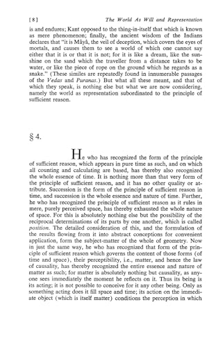 The World as Will and Representation, Vol. 1 by Schopenhauer, Arthur | Grocsy