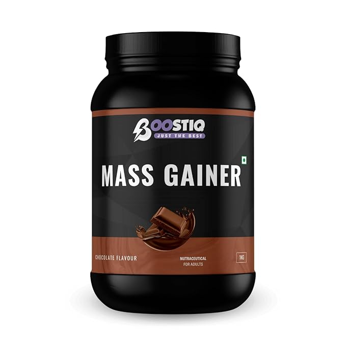 BOOSTIQ Mass Gainer Powder - Chocolate Flavour | Grocsy