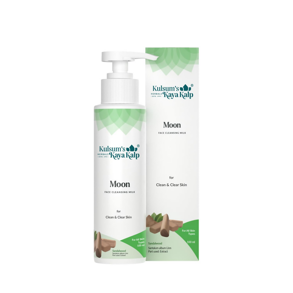 Kulsum's Kaya Kalp Moon Face Cleansing Milk For Clean & Clear Skin | Grocsy