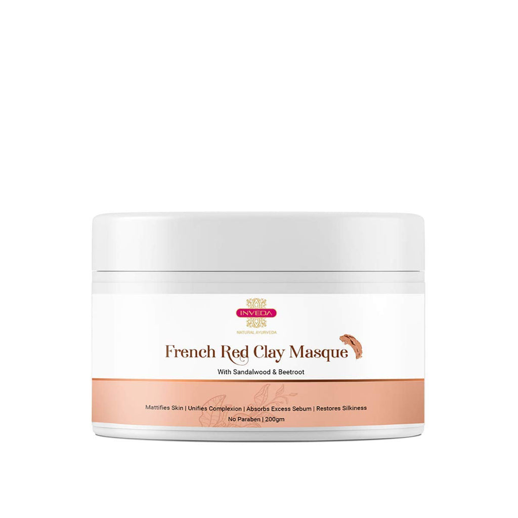 Inveda French Red Clay Masque | Grocsy