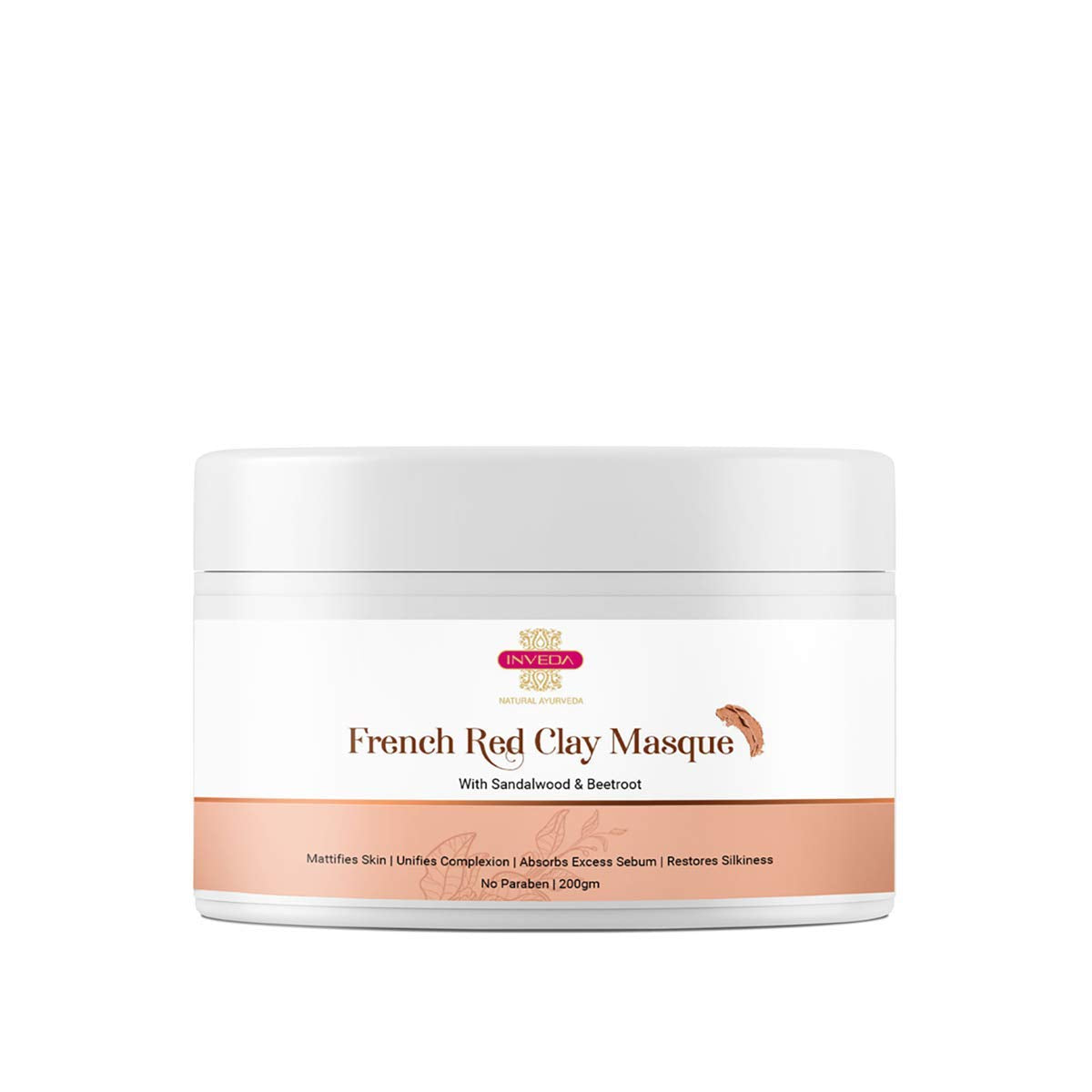 Inveda French Red Clay Masque | Grocsy